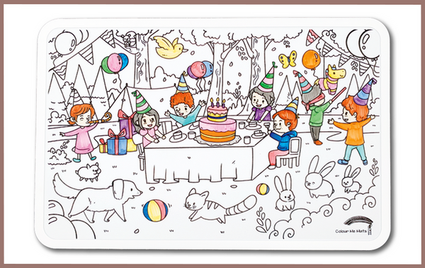Colour Me Mats Sets (comes with 15pc fine tip color markers)