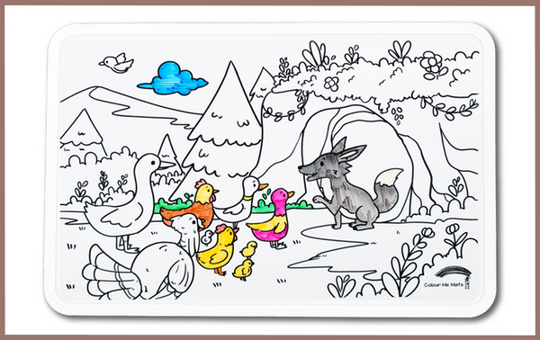 Colour Me Mats Sets (comes with 15pc fine tip color markers)