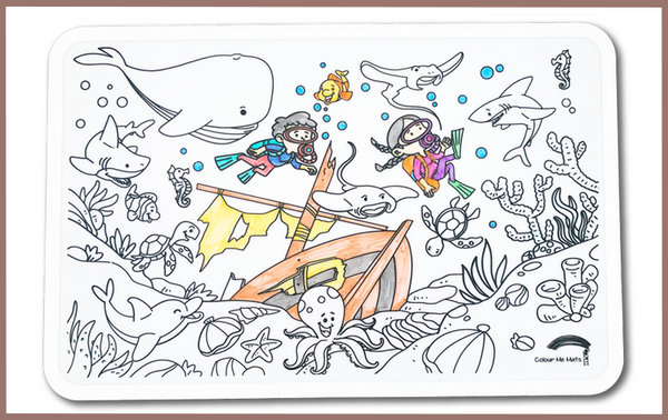 Colour Me Mats Sets (comes with 15pc fine tip color markers)