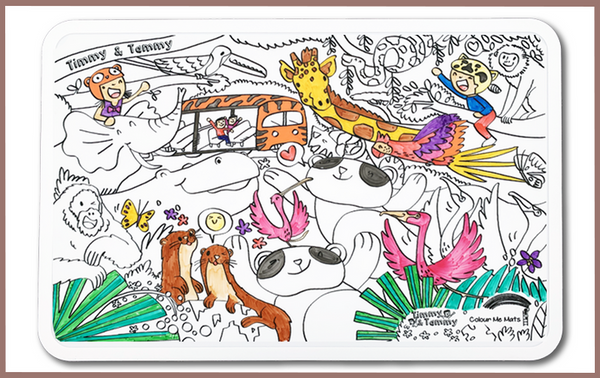 Colour Me Mats Sets (comes with 15pc fine tip color markers)