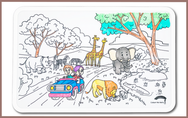 Colour Me Mats Sets (comes with 15pc fine tip color markers)