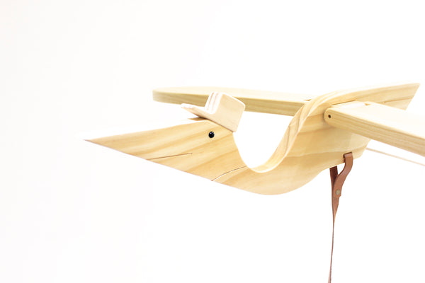 Natural Wood Mobile Baby Bird from Eguchi