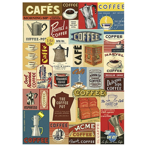 Cavallini Decorative Poster - Coffee