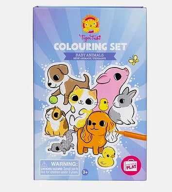 Coloring Set - Baby Animals by Tiger Tribe