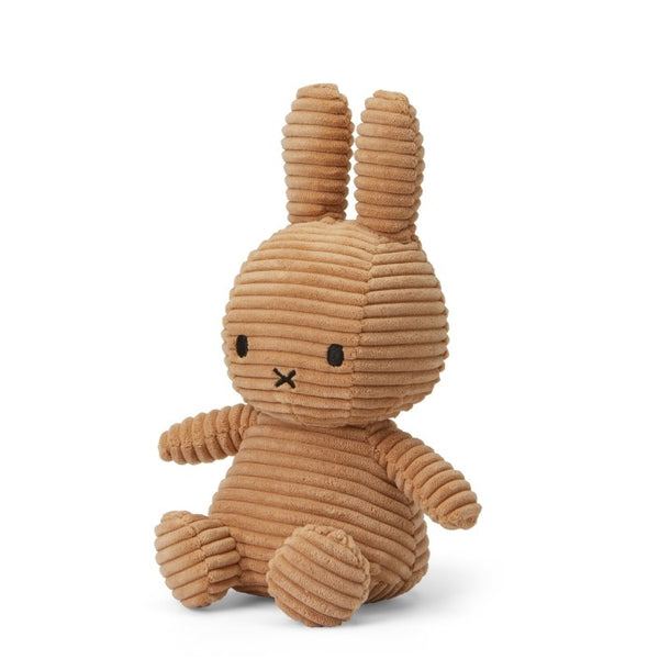 Miffy Sitting Corduroy Beige 23cm