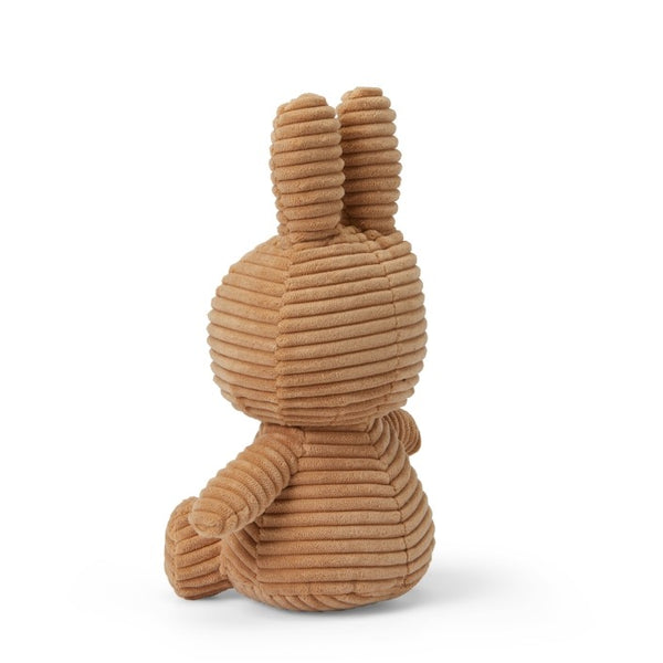 Miffy Sitting Corduroy Beige 23cm