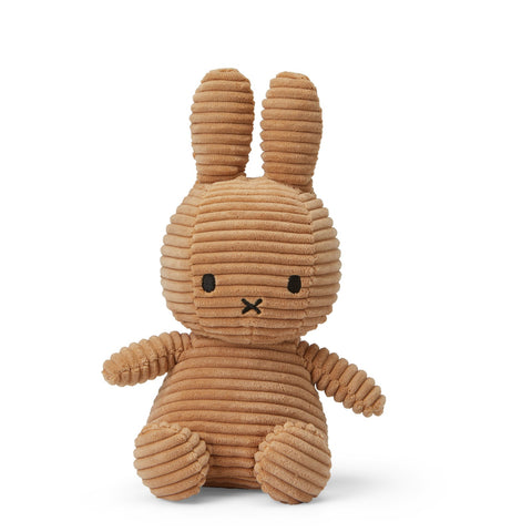 Miffy Sitting Corduroy Beige 23cm