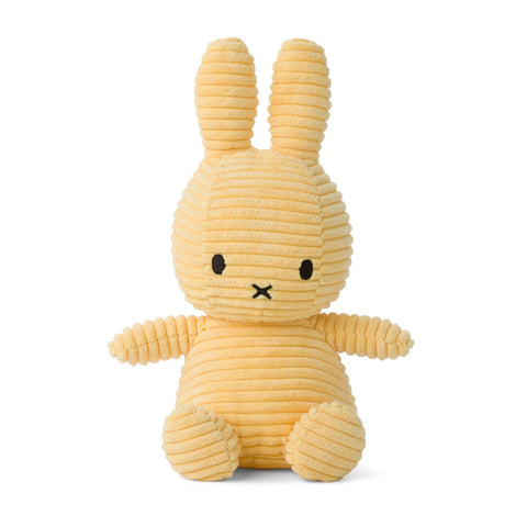 Miffy Sitting Corduroy Buttercream 23cm