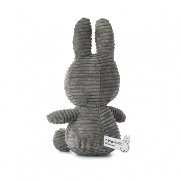Miffy Sitting Corduroy Dark Grey 23cm/50cm