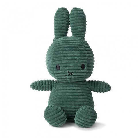 Miffy Sitting Corduroy Forest Green 23cm