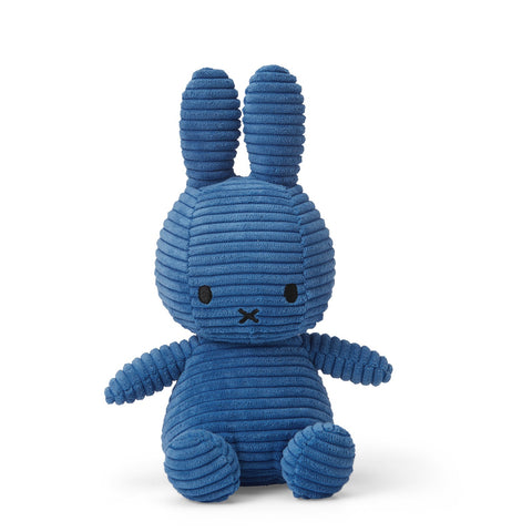 Miffy Sitting Corduroy Kobalt Blue 23cm