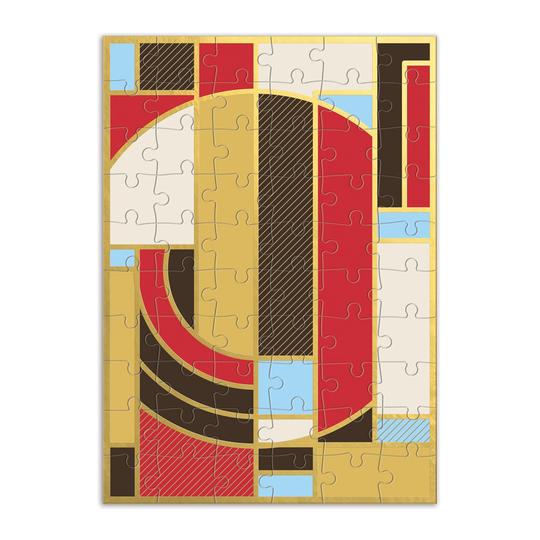 Frank Lloyd Wright Hoffman Rug Greeting Card Puzzle