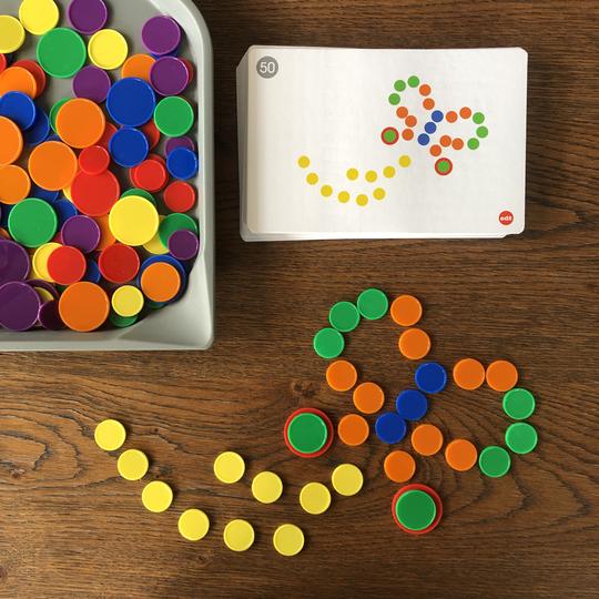 EDX Fun Play Round Chips Activity Set with Tray