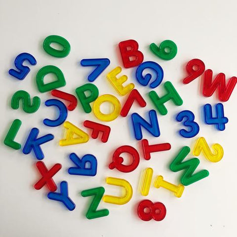 EDX Transparent Rainbow Letters & Numbers Set