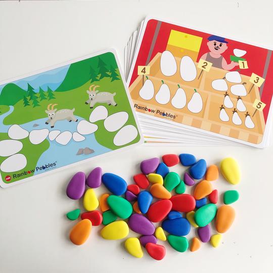 EDX Signature Rainbow Pebbles Activity Set