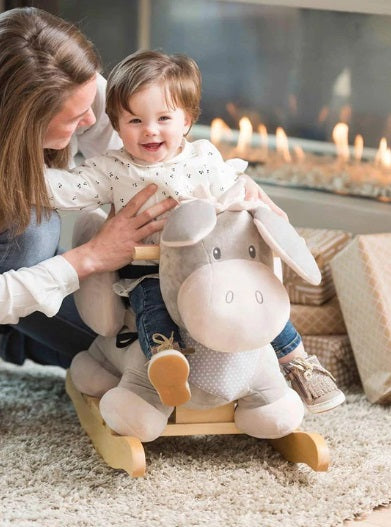 Nattou - Cappuccino Soft Donkey Rocker