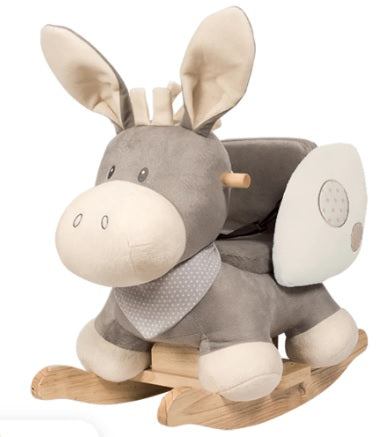 Nattou - Cappuccino Soft Donkey Rocker