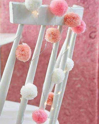 We Heart Pink Pom Pom Lights
