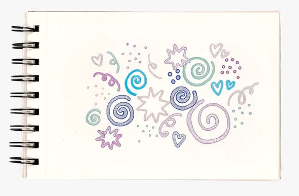 OOLY Silver Linings Outline Markers - set of 6